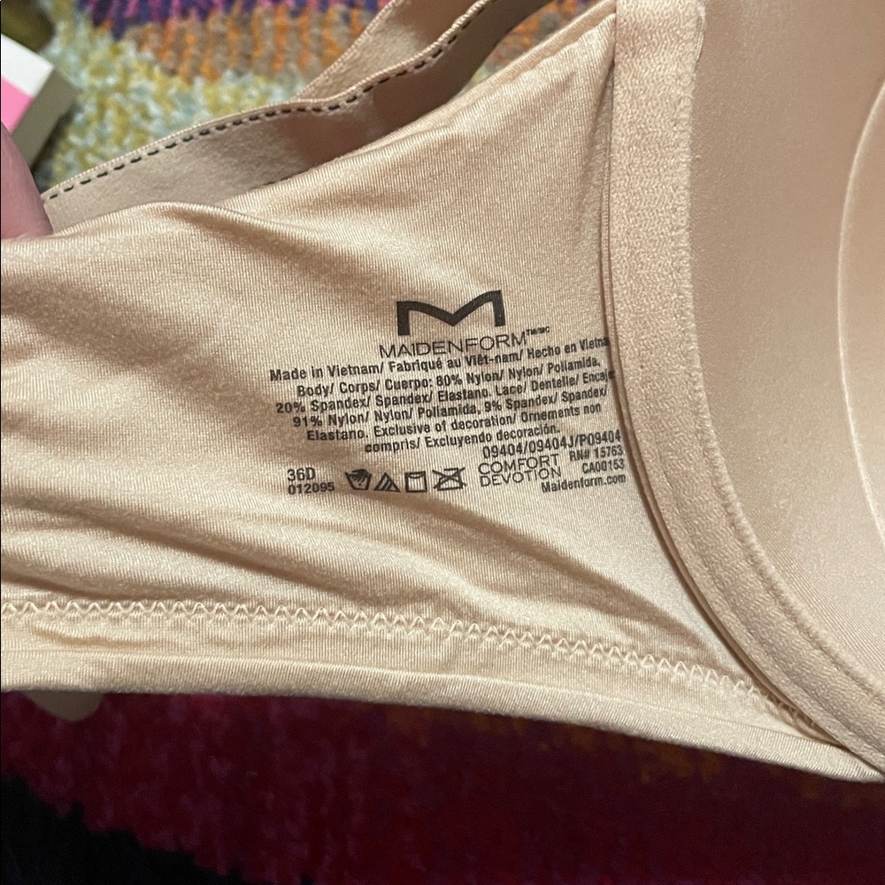 NWT Maidenform T-Shirt Bra 36D - Picture 7 of 8
